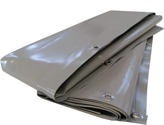 Bâche 650 g/mq de Protection sur Mesure en PVC imperméable pour Housses de tonnelles, tonnelles et véhicules Renforcée avec œillets - Personnaliser la Taille et la Couleur