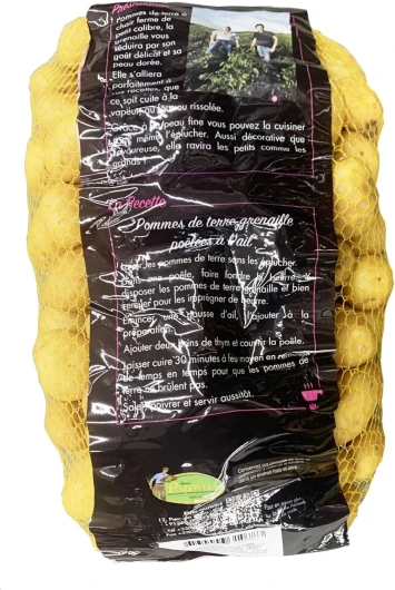 Pomme de Terre Grenaille Agata Filet 5kg Catégorie 1 France - Offres de 5 et 10kg - Livraison Gratuite France (5kg)
