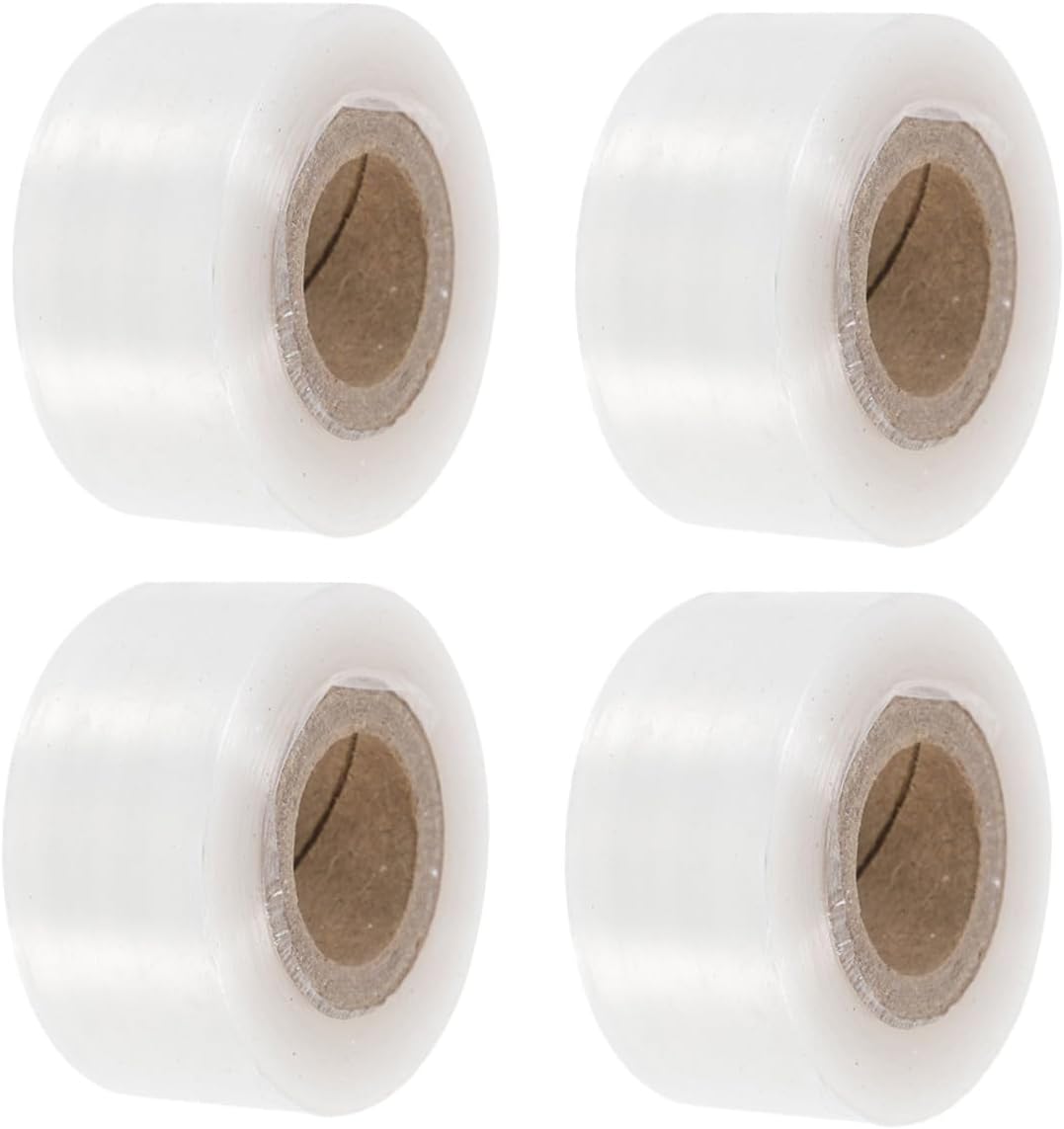 POPETPOP 4 Rouleaux Films de Extensibles PE Protection Plantes Bande Auto Adhésive Étanche pour Greffe Pommiers Agrumes Légumes et Fleurs