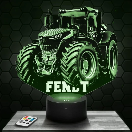 Lampe de chevet Tracteur Agricole Fend décoration collection miniature 1 32 - Idée cadeau homme objet Tracteur Agricole Fend veilleuse adulte déco chambre - Idee cadeau noel homme original TOP