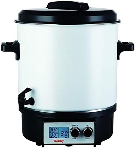 Stérilisateur De Bocaux Électrique Avec Écran Lcd Robinet Et Minuteur 27l 1800w - STERI PRO LCD