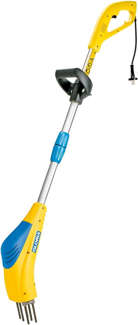 Gardenboy Plus, Griffe de Jardin électrique, motobineuse électrique, cultivateur Multifonctionnel AV - câble électrique, idéal pour assouplir Le Sol, Profondeur de Travail de 80 mm, Jaune/Bleu