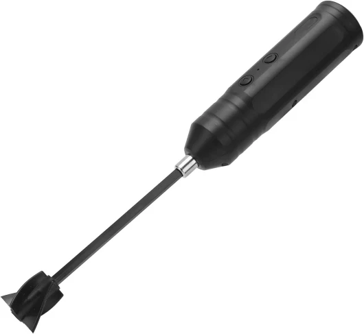 Hamwesh Mélangeur en Résine, Amortisseur électrique Puissant 220 Tr/Min avec 4 Tiges pour l'artisanat de Bricolage, Mélange sans Bulles, Rechargeable, Ordinateur (BLACK) Noir
