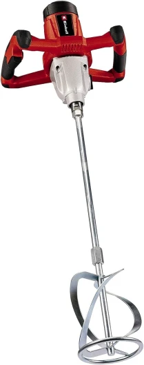 Mélangeur de peinture et de mortier TC-MX 1400-2 E (1400 W, Interrupteur blocable, Démarrage progressif, Porte-outils solide, tige M14)