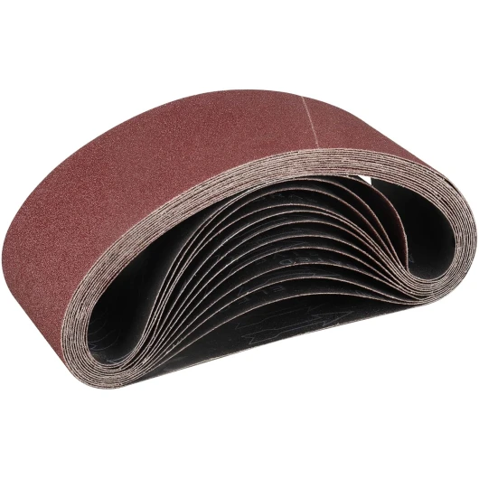 STEBRUAM Bande Abrasive 100x 610 mm,12PCS 80 grain Ensemble de Bandes Abrasives 80 grain 100X610