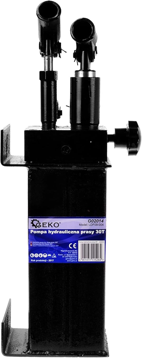 BSD Pompe Hydralique à Main - Pompe Hydraulique 30T, Pompe Hydraulique Manuelle, Pompe pour Presse Hydralque