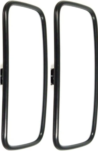 Lot de 2 rétroviseurs latéraux pour camion, camionnette, bus, pelleteuse, tracteur - 375 x 185 mm - Diamètre : 14 à 30 mm