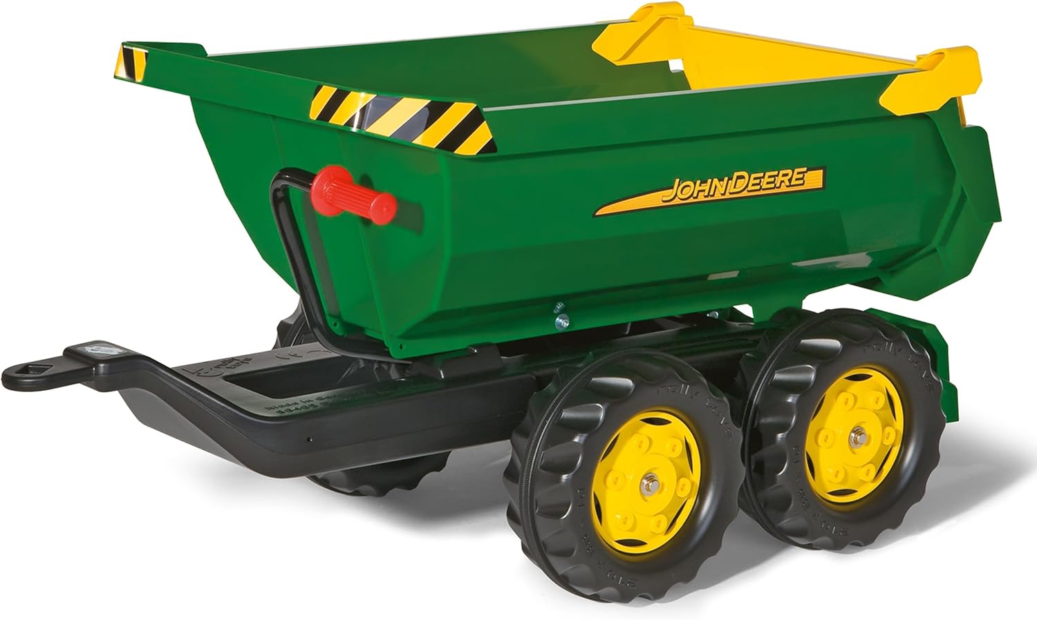 ROLLY TOYS - 12 216 5 - Remorque - Basculante Rollyhalfpipe John Deere - Double Essieux Vert Unique