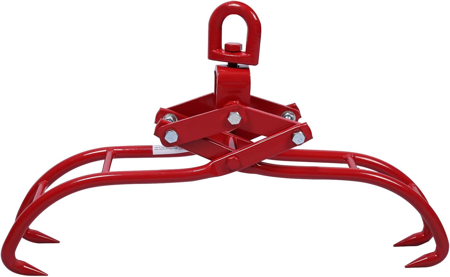 Pince forestière pour Troncs Max - 1310 mm, Force 1500 kg, Pince de Levage, 4 Mandrins de Serrage