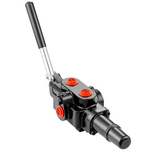 Valve de Fendeuse de Bûches Hydraulique 1 Bobine, Vanne de Commande Directionnelle Hydraulique Débit de 95 L/min, Valve de Chargeuse Hydraulique 3626 PSI, pour Petits Tracteurs, Chargeuses