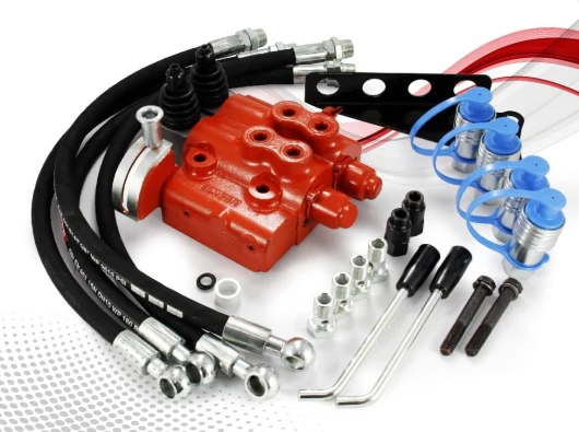 KIT DISTRIBUTEUR HYDRAULIQUE MASSEY FERGUSON 2 DOUBLES EFFETS/SIMPLE EFFET MF 35 50 65 135 150