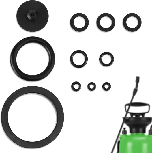11pcs Bagues d'Étanchéité de Pulvérisateur, Kit De Joint Caoutchouc pour Pulvérisateur à Pompe Pièces de Rechange pour Pulvérisateur Jardin pour la Plupart des Pulvérisateurs 3/5/8L