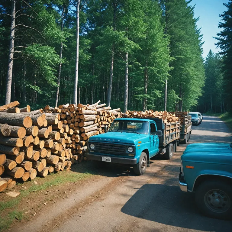 L'importance des grumiers dans le transport du bois de chauffage