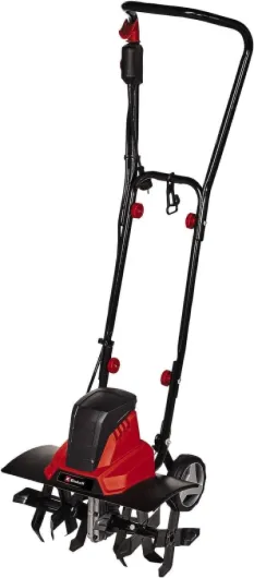 Motobineuse électrique GC-RT 1545 M (puissance de 1 500 W, moteur série, interrupteur de sécurité 2 points, débrayage anti-surcharge, guidon repliable, fraises de binage robustes) Nouvelle Version