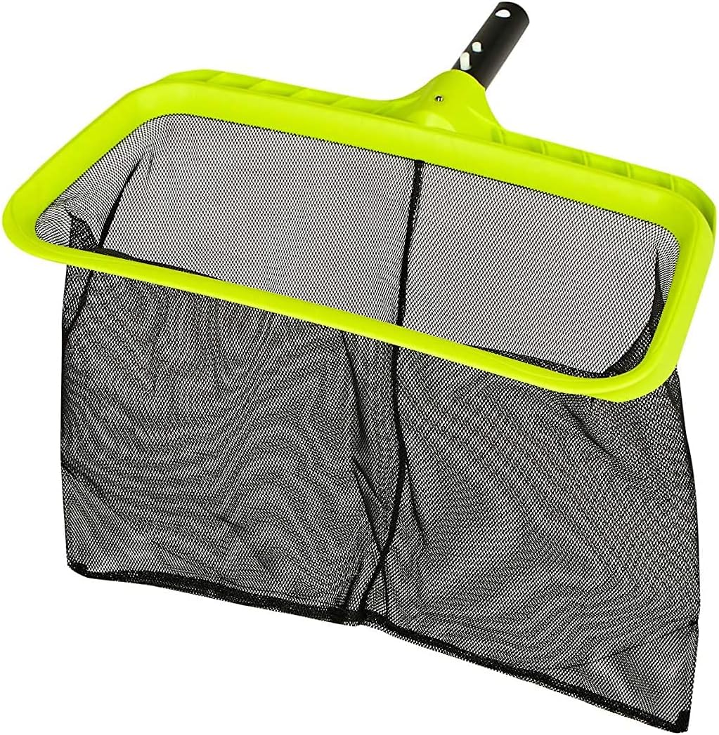 GSTgp Épuisette de fond de piscine avec cadre en plastique renforcé pour piscine, étang, spas, bassin à poissons, parc aquatique Deep