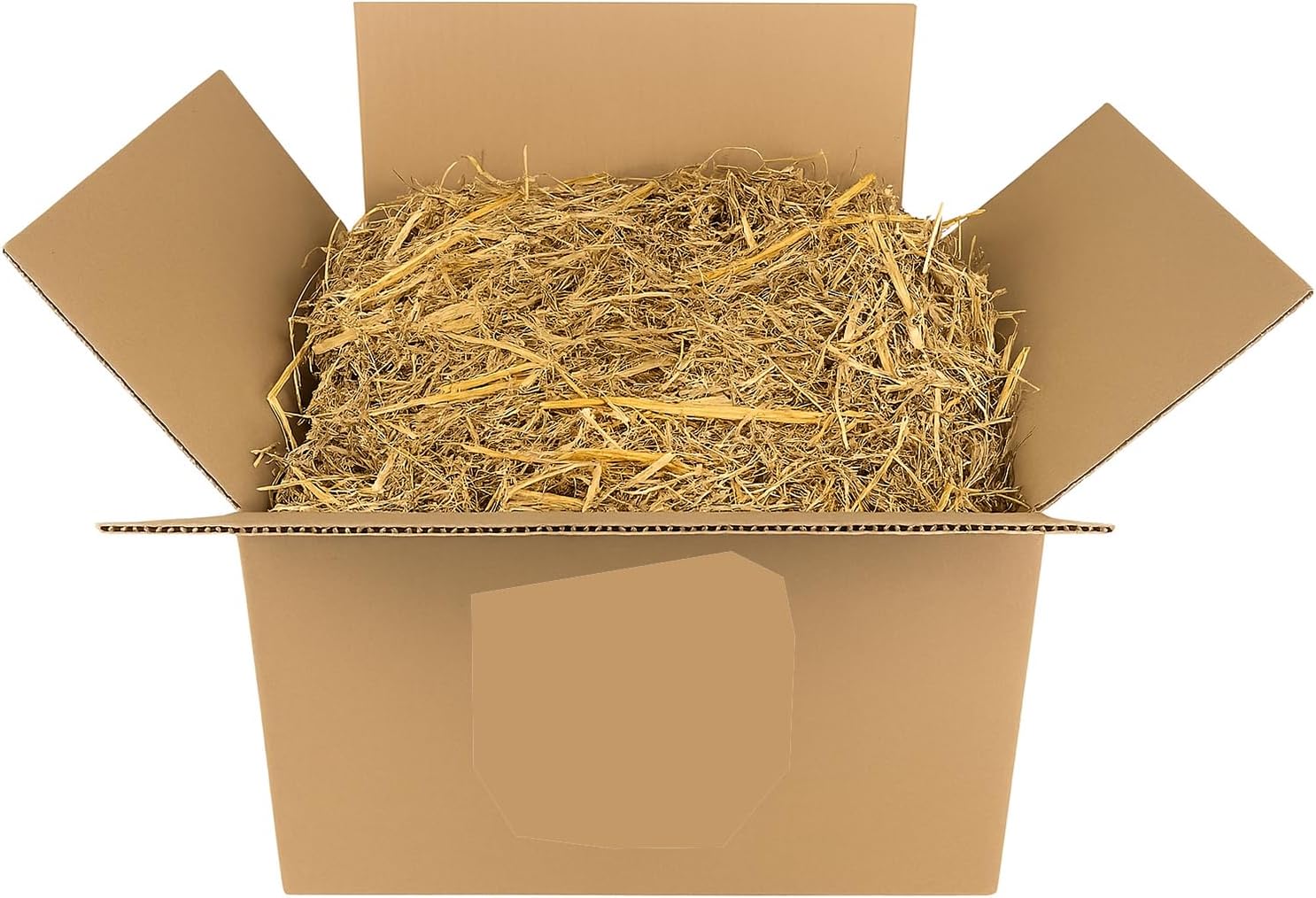 Paille naturelle pour litière 1 kg - Balle de paille de blé pressée - Litière absorbante, isolation thermique, idéale pour lapins, rongeurs, chevaux, poulets et petits animaux