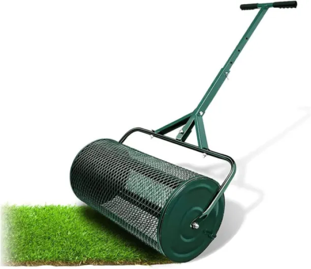 Épandeurs de fumier pour pelouses et jardins, épandeur de compost, épandeur de mousse de tourbe, épandeurs à rouleaux de mousse de tourbe,pour engrais de pelouse,34 * 34 * 68cm-Green 34*34*68cm Green