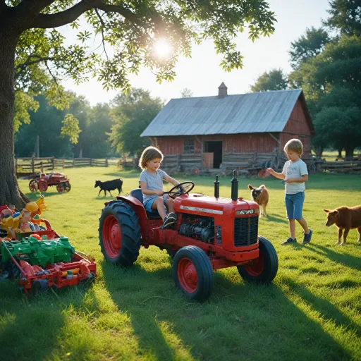 L'importance des jouets agricoles pour l'éducation des enfants
