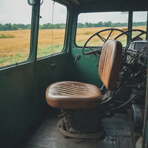 L'importance du confort dans le choix d'un siège de tracteur agricole