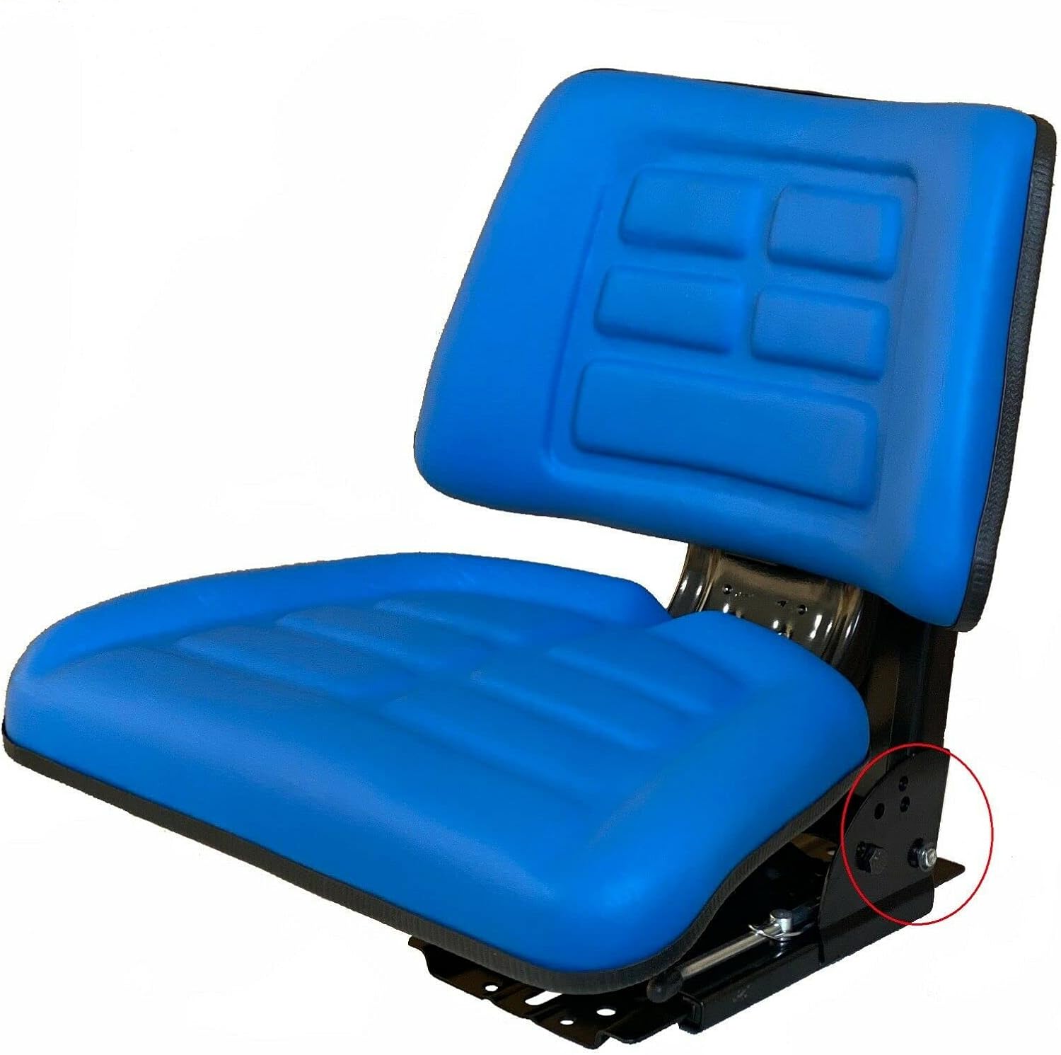 Sparepartsholland Siège de tracteur universel - Différents modèles de tracteur (sans accoudoirs, bleu) Ohne Armlehne bleu