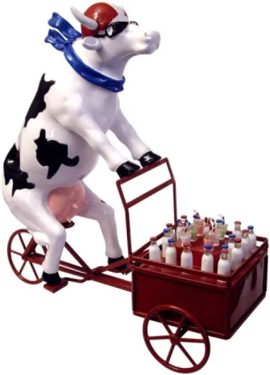 CowParade 46417 - Lait Triporteur - L