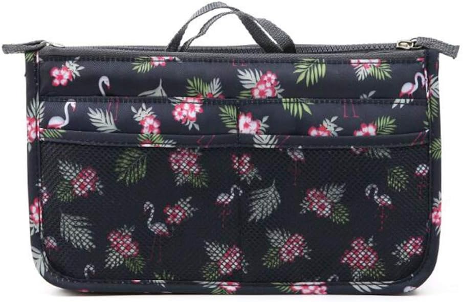 Organiser/Organisateur/Pochette/sac de rangement pour intérieur de grand sac à main ou sac de voyage- Flamant Rose (autres couleurs diposibles) Flamant Rose 2