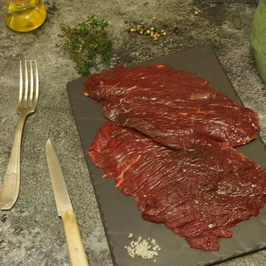 Viandes d'exception - Bœuf Angus Grande-Bretagne : 6 Bavettes d'aloyau 6x180g - 1080g - Ultra-Frais