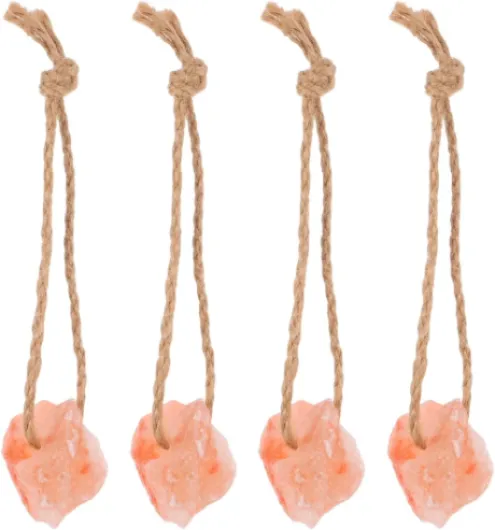 Bloc De Sel Lèche-Sel pour Chevaux Bétail Cerfs 4 Pièces Rose De L'Himalaya Riche en Minéraux Naturels Et Oligo-Éléments Favorisant La Vitalité Et La Croissance