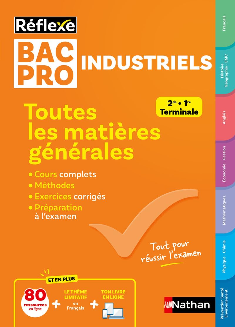 Bac Pro Industriels - Toutes les matières Lycée - 2de, 1re, Term - Réflexe - 2025-2026