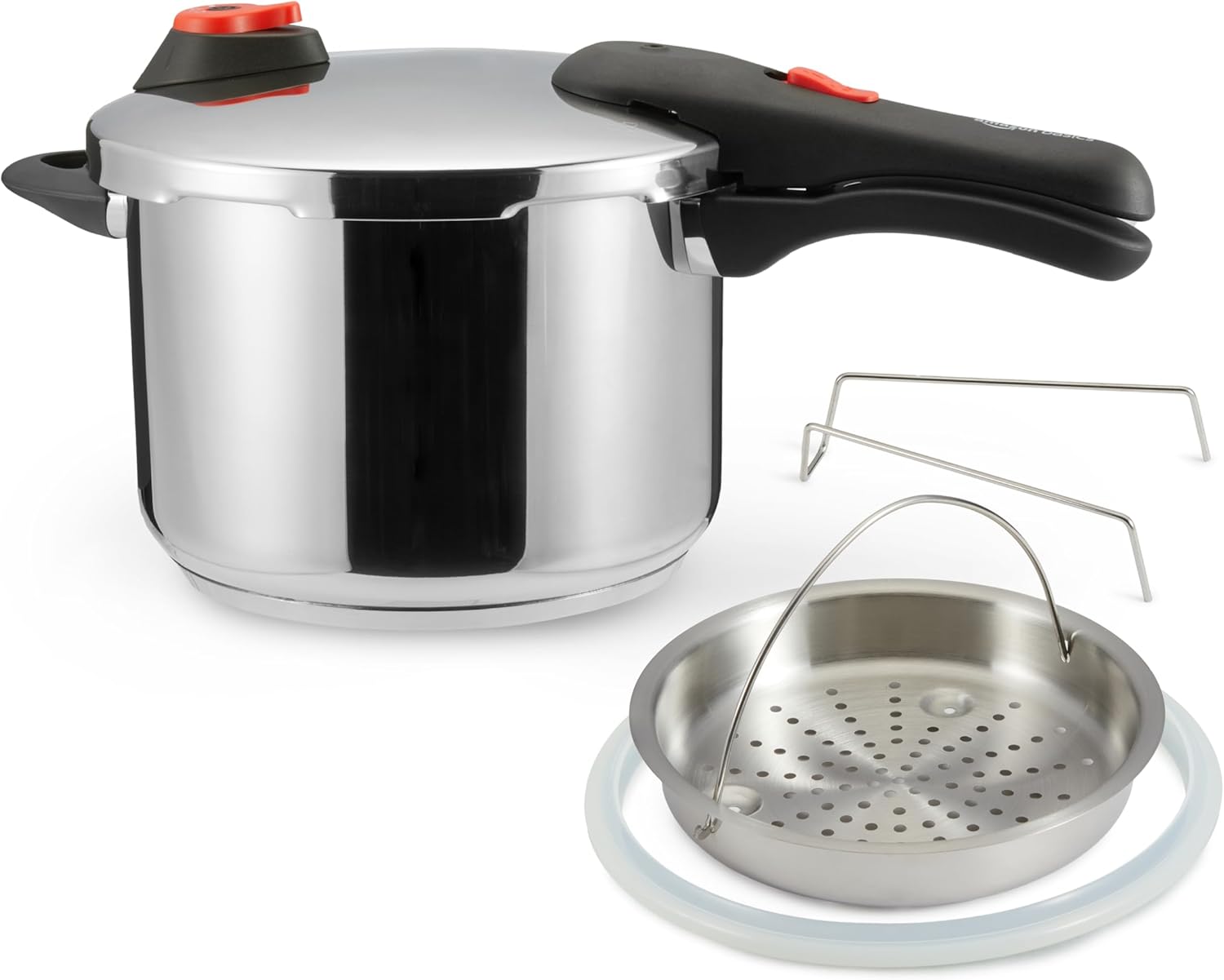 Autocuiseur avec Vapeur en Acier Inoxydable à Induction - 6 l