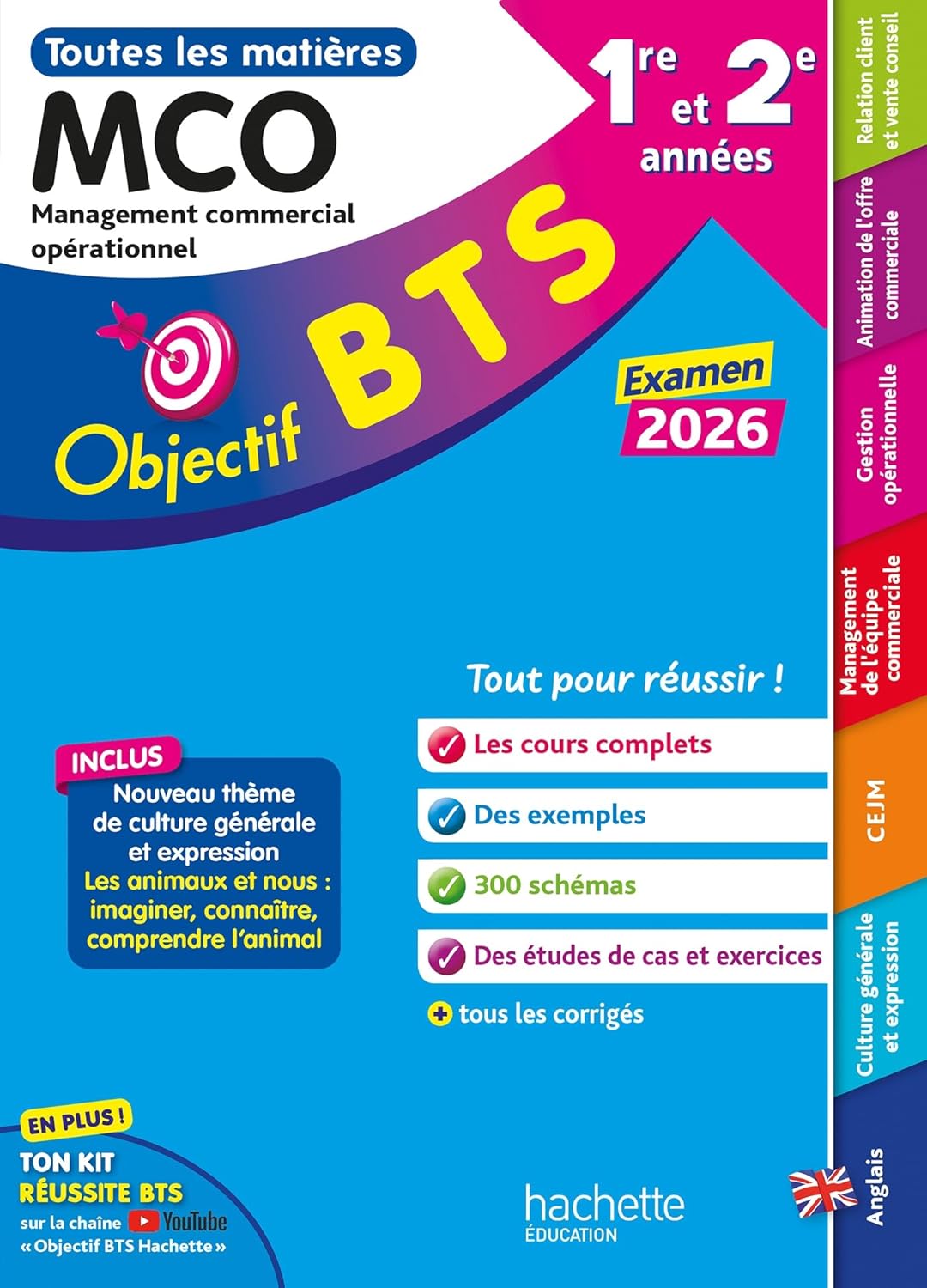 Objectif BTS MCO (1re et 2e années) - Toutes les épreuves, examen 2026
