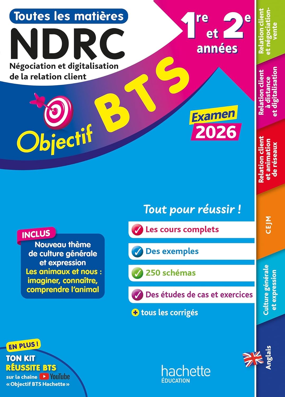 Objectif BTS NDRC (1re et 2e années) - Toutes les épreuves, examen 2026