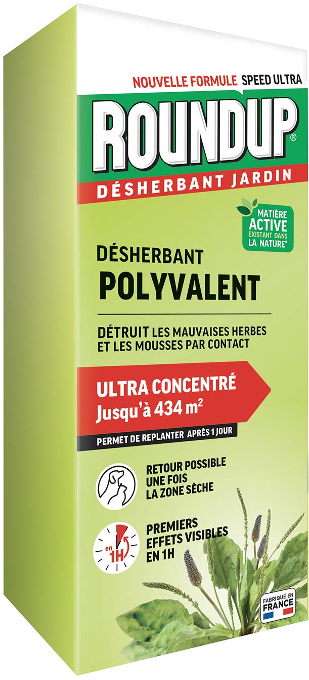 Roundup Désherbant Concentré Multi-usages 1L