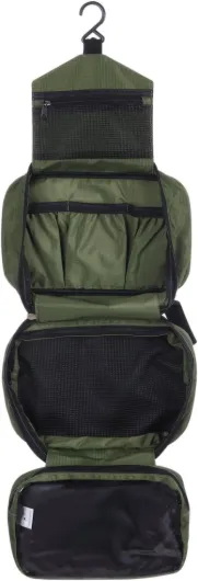Trousse de Toilette Sac cosmétique Voyage Suspendre Compartiments pour Rangement des Affaires de Toilette/Soins personnels Bourse Hygiène (Vert)
