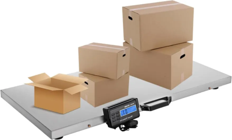 Balance numérique de 440 LB pour Animaux de Compagnie et bétail, Plate-Forme étanche en Acier Inoxydable, pesée Polyvalente pour Chiens, chèvres et Plus Encore, écran LCD rétroéclairé,