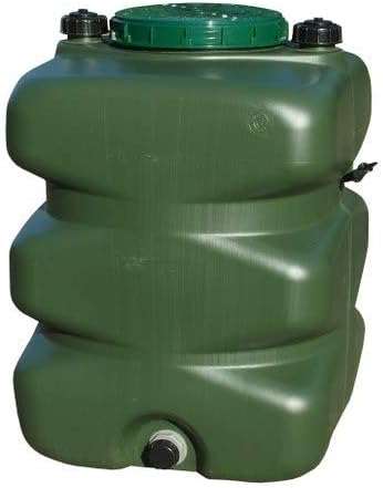 Citerne d'eau potable rectangulaire de 500 litres en Polyéthylène haute densité (PE-HD) Vert