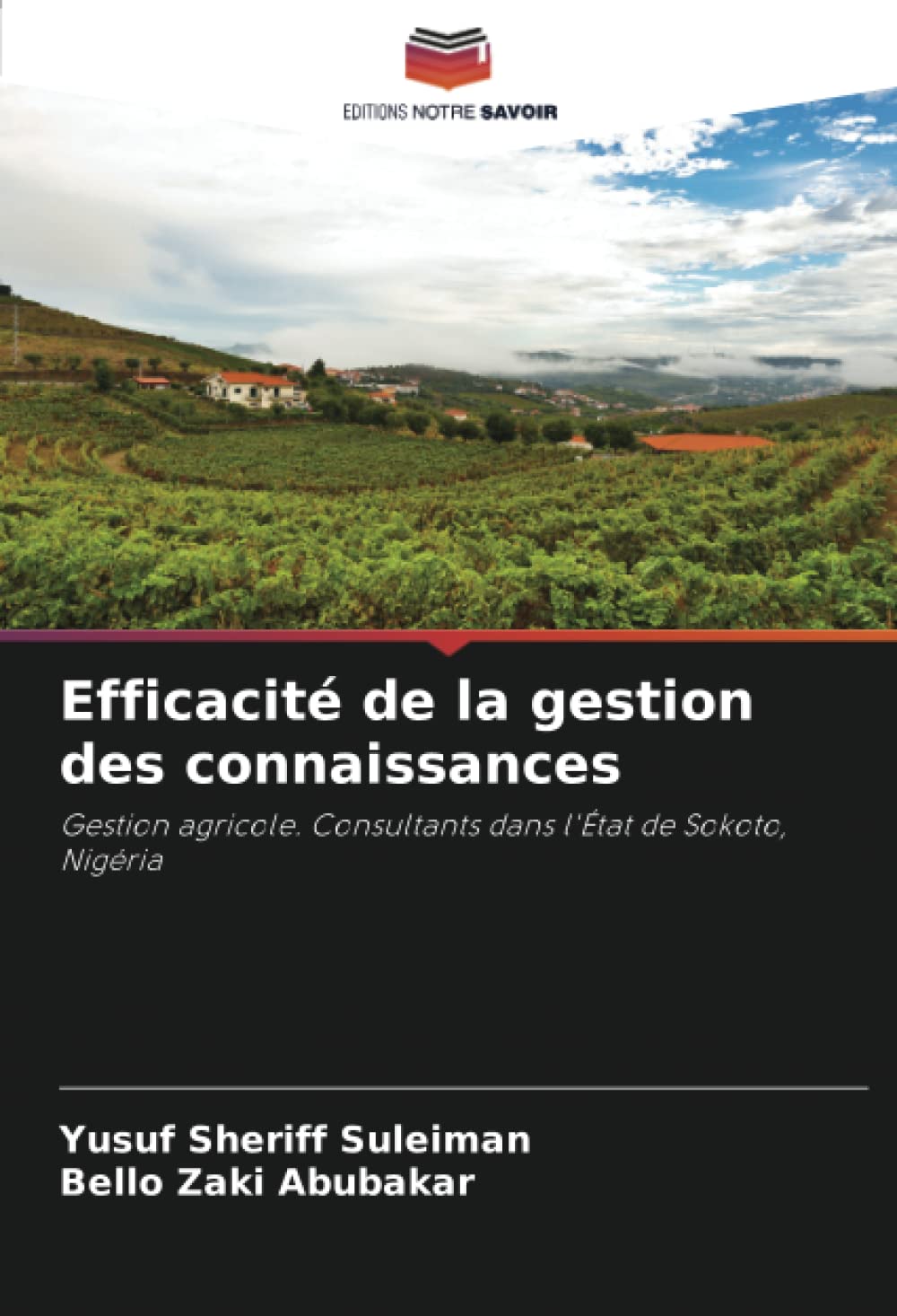 Efficacité de la gestion des connaissances: Gestion agricole - Consultants dans l'État de Sokoto, Nigéria