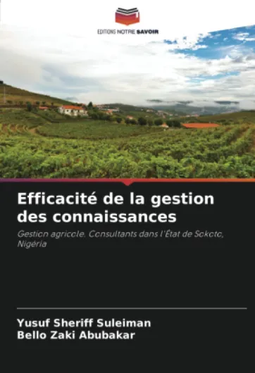 Efficacité de la gestion des connaissances: Gestion agricole - Consultants dans l'État de Sokoto, Nigéria