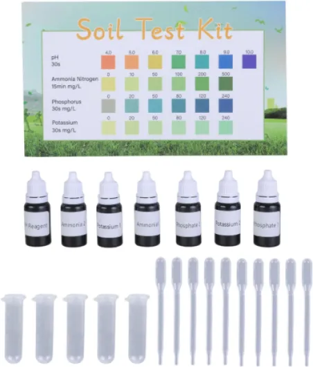 Testeur de nutriments de sol professionnel pour jardiniers amateurs et agriculteurs - Prend en charge la croissance des plantes - Mesure des nutriments essentiels - Sols agricoles