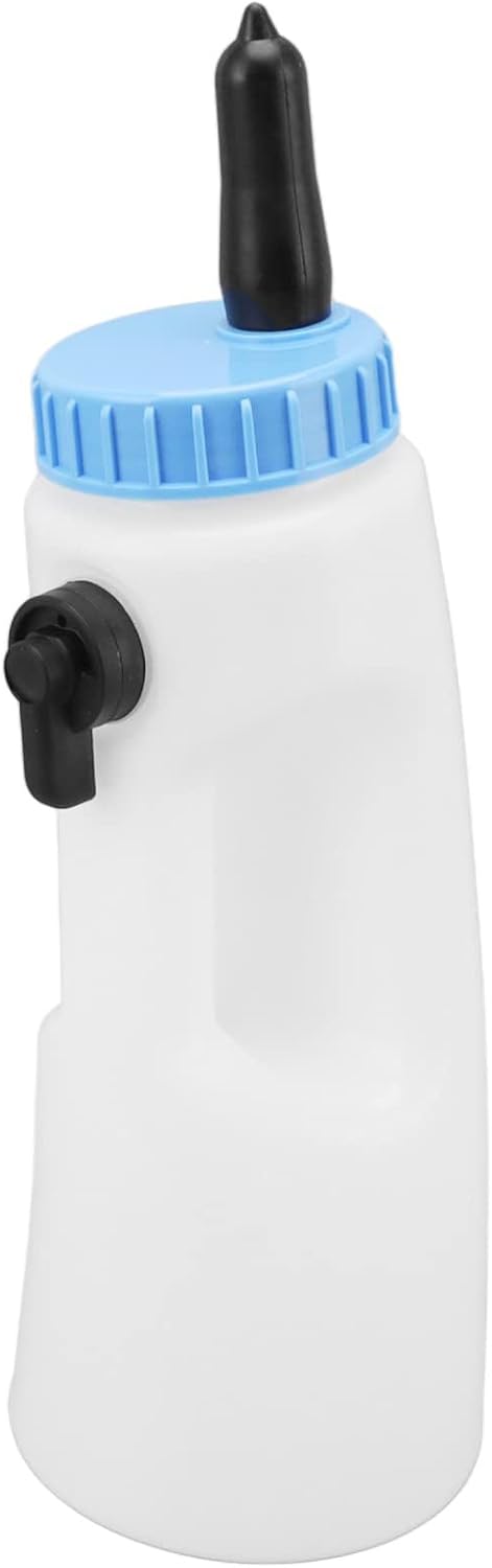 Murman Biberon Agneau 2L Biberon Veau avec 3 Modes d'alimentation Réglables Et Échelle Claire - Nourrisseur De Lait pour Bétail - Bouteille De Lait pour Chèvre Veaux Agneau Chien Cheval