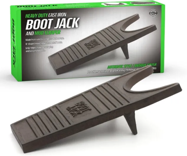 CKB LTD Tire Bottes Extracteur de Bottes en Fonte Robuste et Portable résistant aux intempéries – Métal Massif Noir