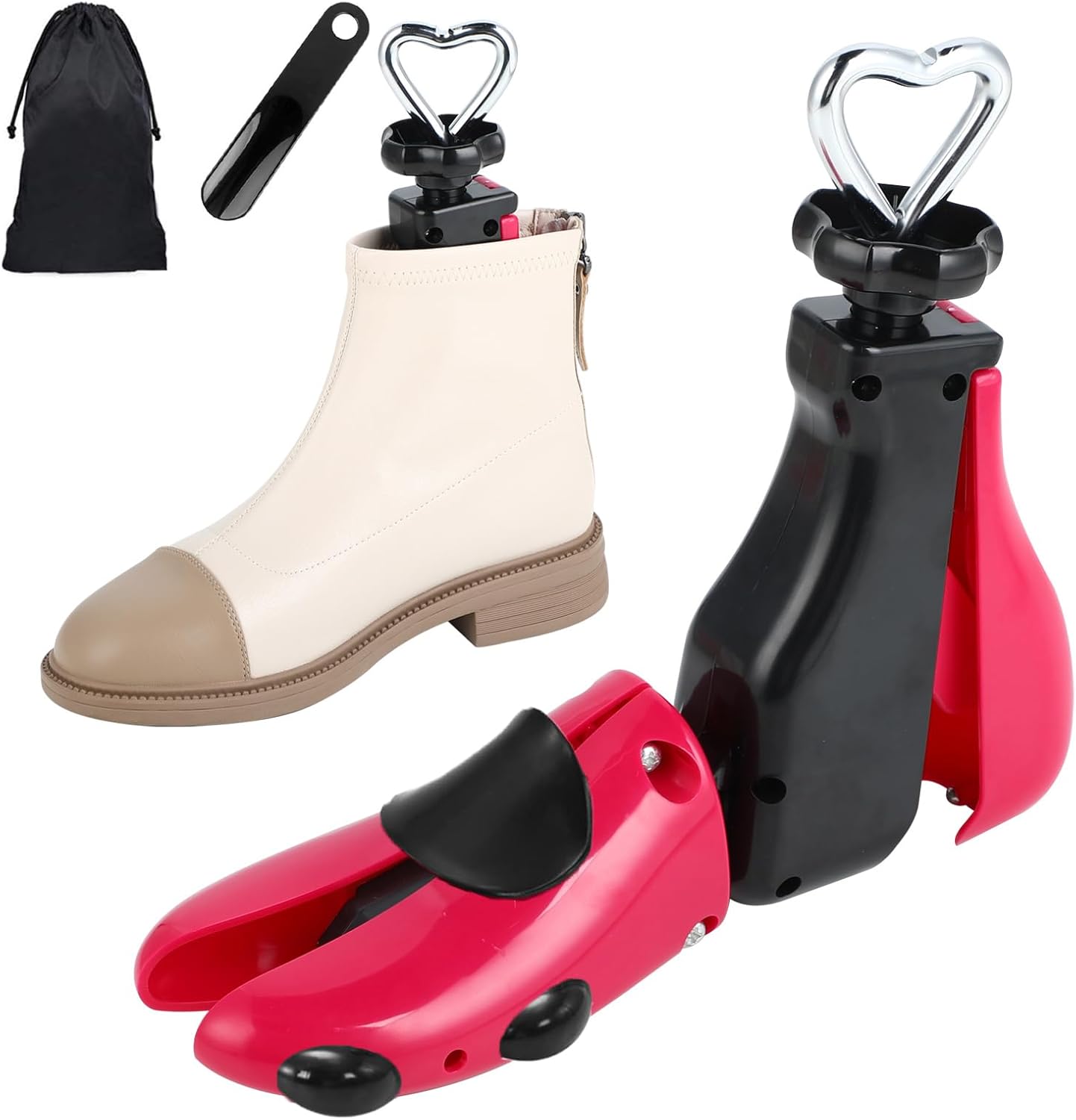 Embauchoirs à Chaussures Homme Femme Ecarteur Chaussure, Embauchoirs Bottes Agrandisseur Embochoire Chaussure pour Homme Femme (Paquet de 1) Rose(37-43)