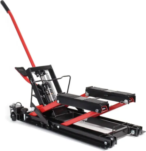 680kg Pont Élévateur Plateforme Élevatrice Moto Support Montage Levage ATV Quad 680kg, avec une hauteur de travail de 13-38cm