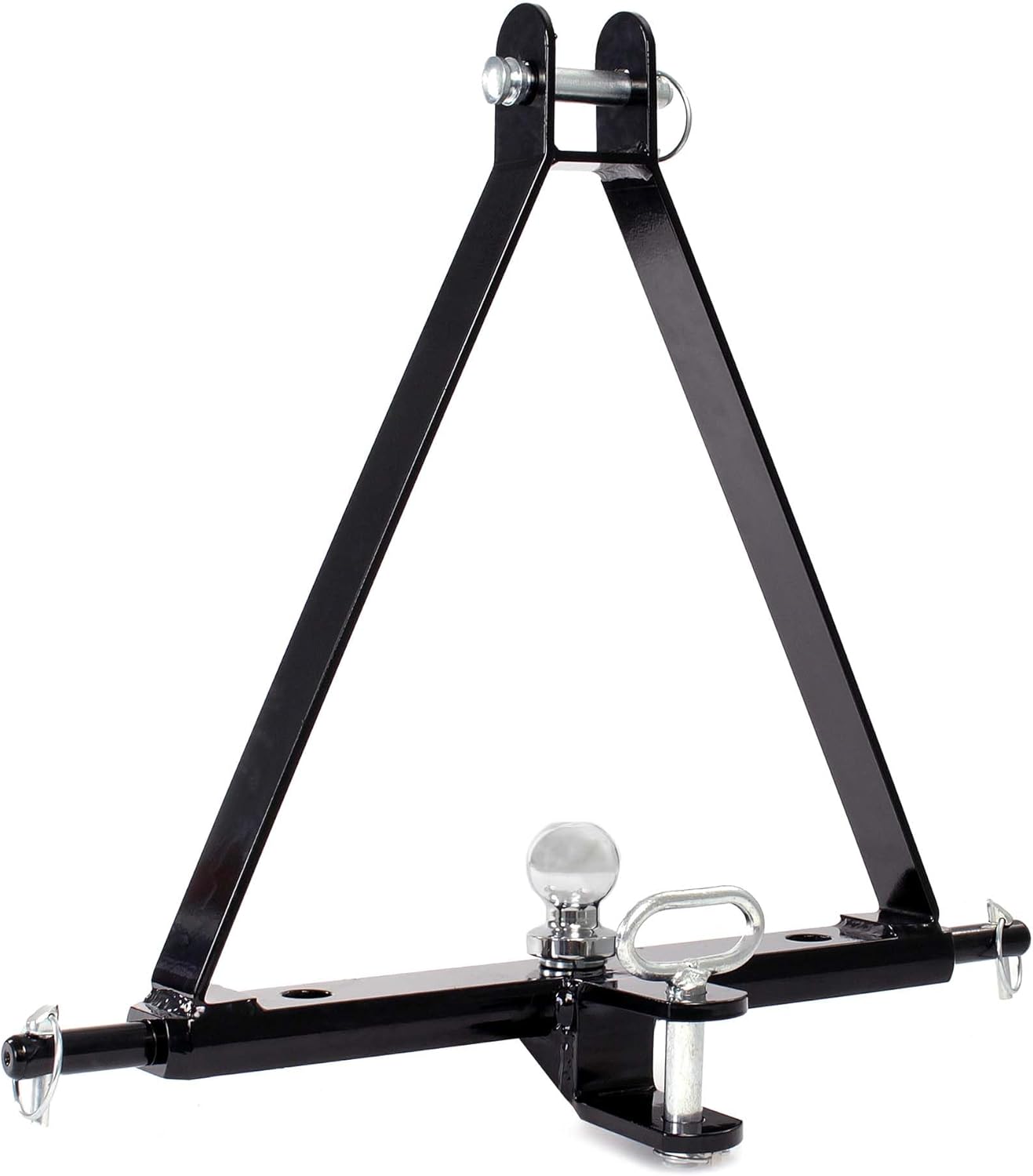 Triangle d’attelage 610 mm Barre Remorquage Agricole Rail Triangulaire Cat - 1 Anti-Rotation
