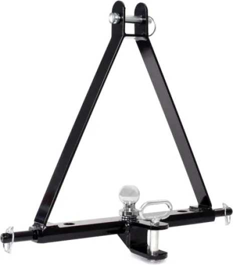 Triangle d’attelage 610 mm Barre Remorquage Agricole Rail Triangulaire Cat - 1 Anti-Rotation