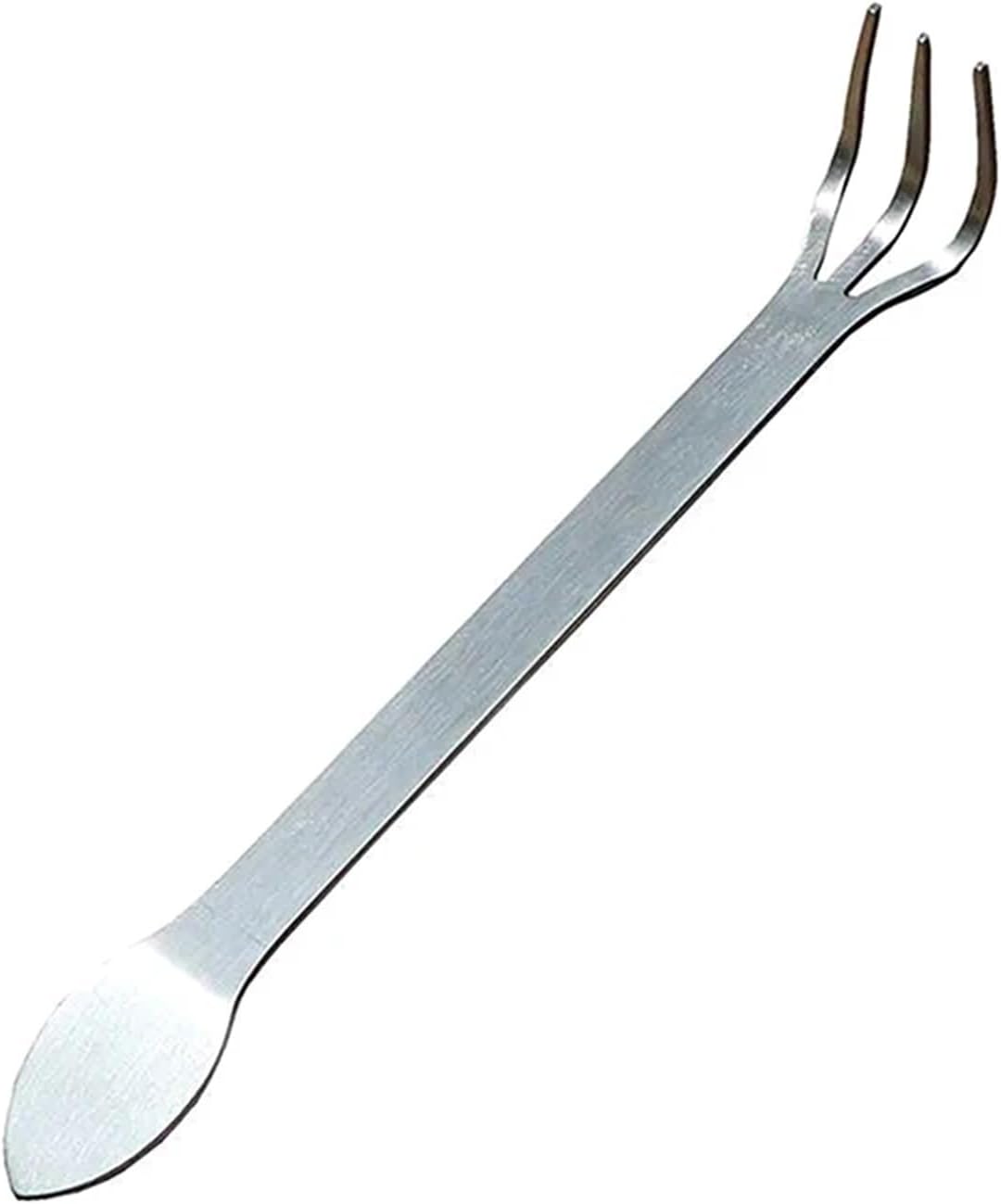 Semoir Manuel 1 râteau à Racines en Acier Inoxydable à 3 Dents pour ameublir Le Sol des bonsaïs avec des Outils de retournement du Sol et Une poignée de Jardin Semoir