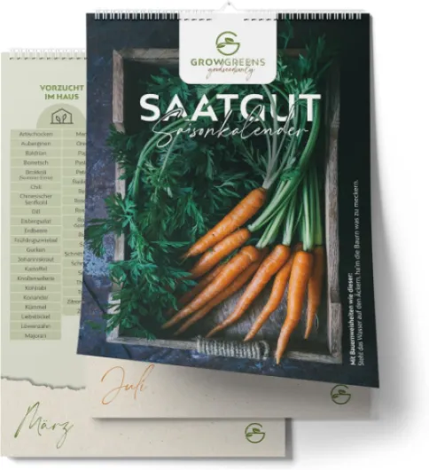 Calendrier saisonnier pour fruits et légumes – Calendrier perpétuel de semis de jardin avec illustrations et sagesse de la ferme