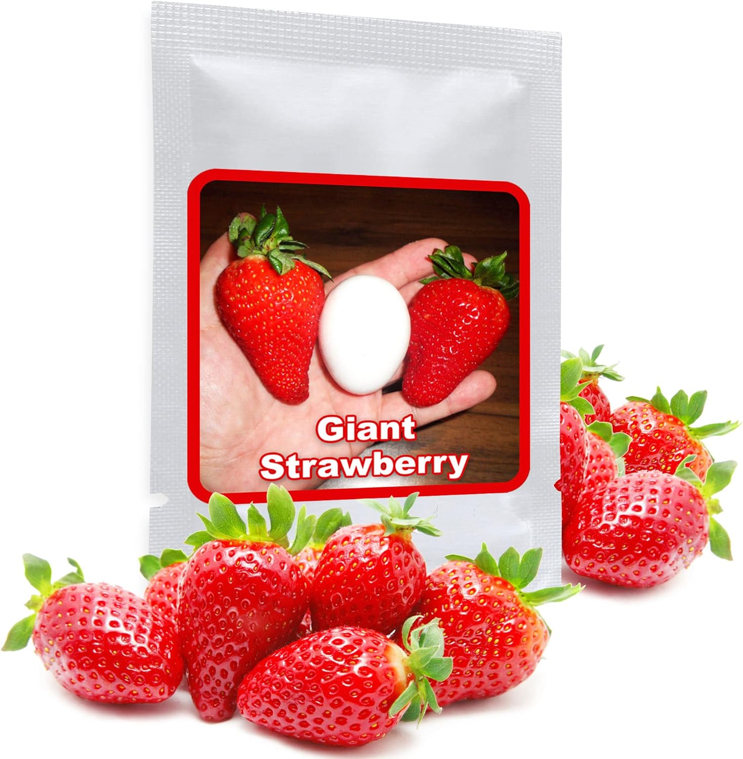 SEMENCES DE FRAISES GÉANTES "Giant" / Fragaria ananassa/ca.100 graines