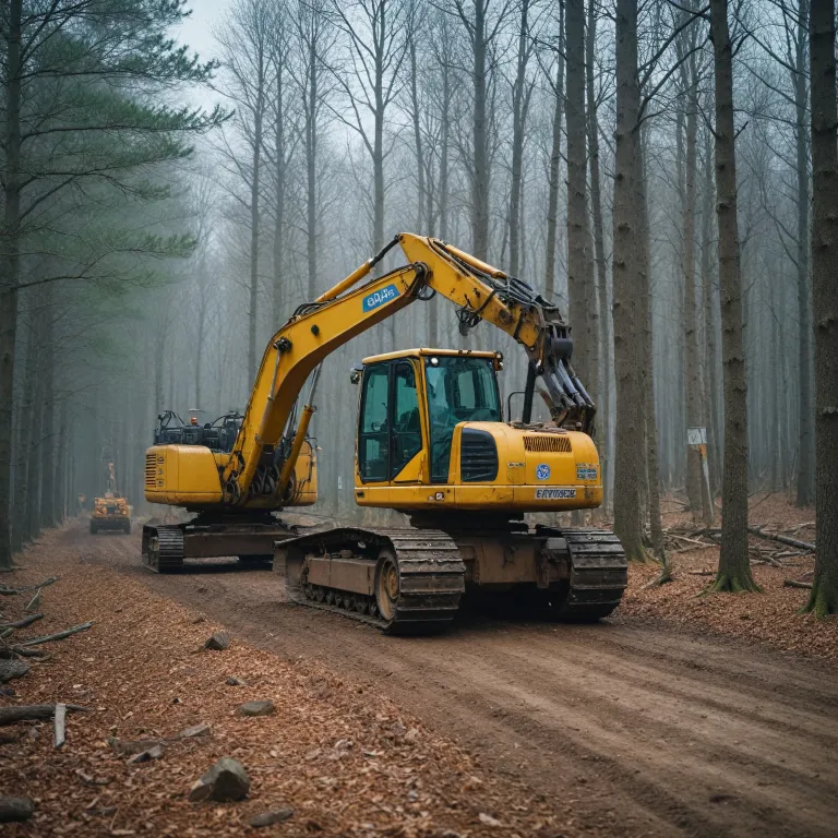 Krpan et le matériel forestier moderne : treuils, fendeuses et remorques au service du bois