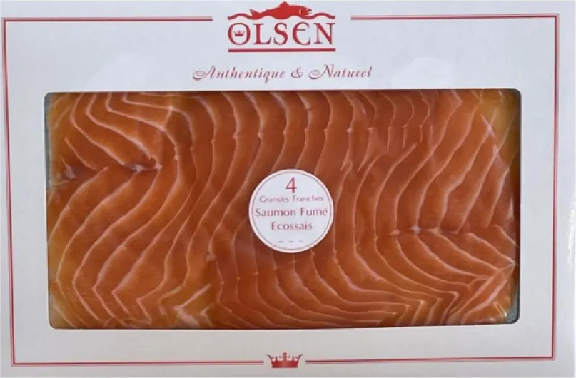 Saumon écossais fumé - 4 tranches - 300g